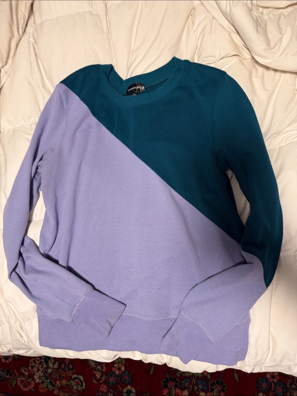 summersalt Teal Crewneck Pullover